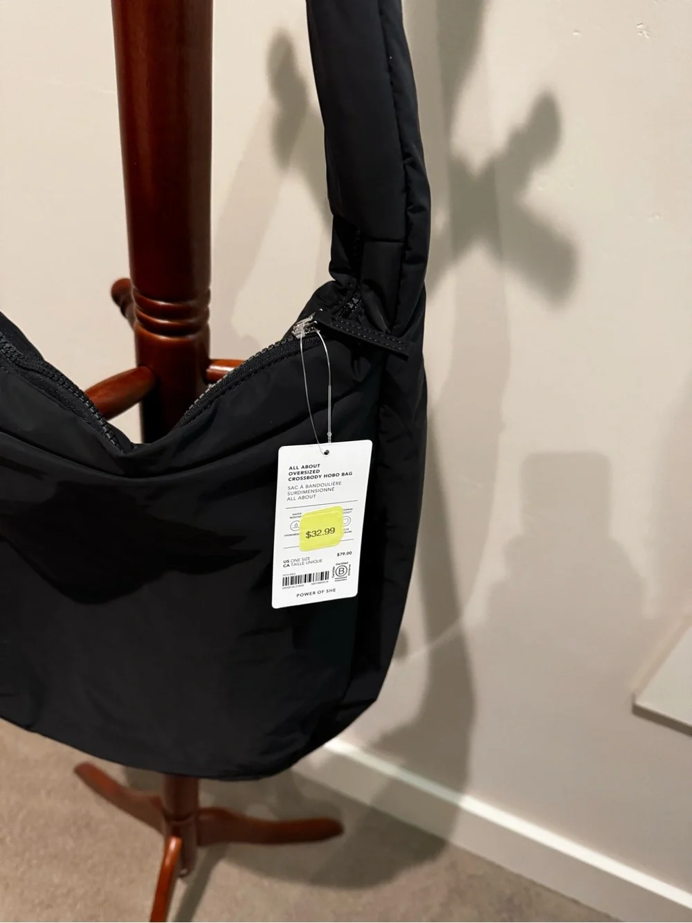 Athleta Black workout/school Bag - Lightweight Everyday Carry